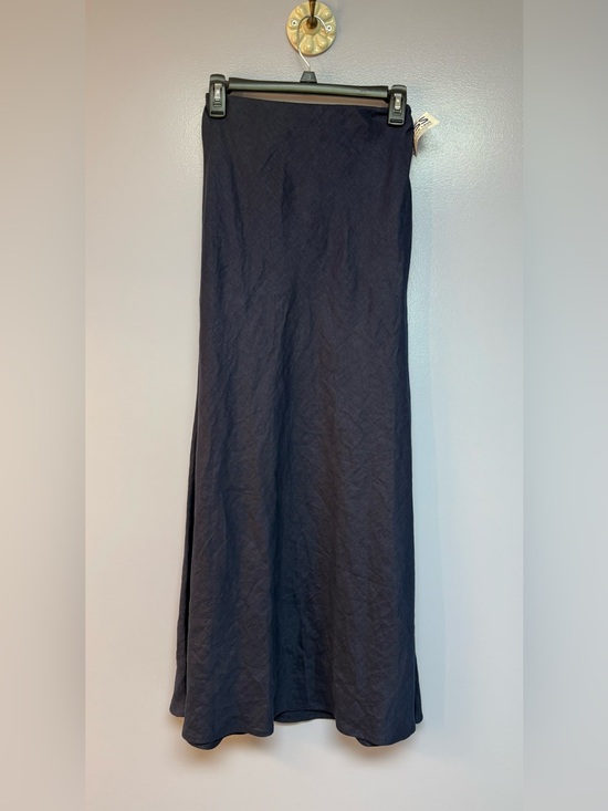 Madewell Dresses & Skirts - NWT Madewell Navy Linen Maxi Skirt with Subtle A-Line Silhouette size 00